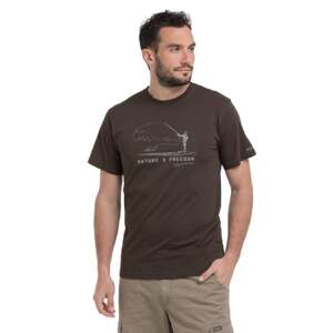 Bushman tričko Matej dark brown M