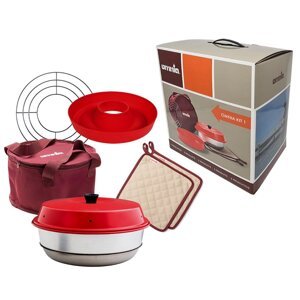Kempingová pečící trouba OMNIA Stovetop Oven KIT-1 s příslušenstvím