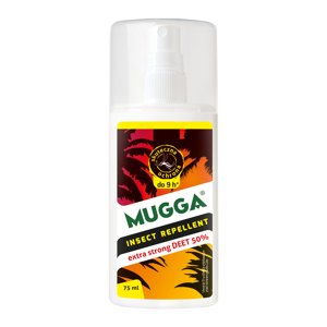 Repelent Mugga Spray 50% DEET – Extra silný repelent 75 ml