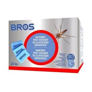 BROS Insekticidní polštářky do elektrického odpařovače – 80 ks