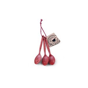 Kupilka Sada Čajových Lžiček - Cranberry (RED)