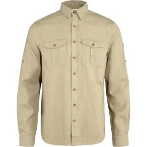 Košile Fjällräven Övik Travel Shirt LS - Sand Stone Velikost: L