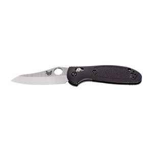 Benchmade MINI GRIPTILIAN 555-S30V SheepsFoot Black Satin Blade