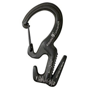 Utahovací karabina se zámkem Nite Ize Figure 9 Carabiner Rope Tightener - Large