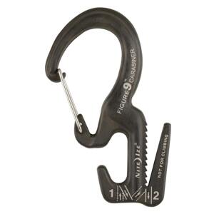 Utahovací karabina se zámkem Nite Ize Figure 9 Carabiner Rope Tightener - Small