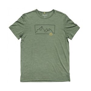 Funkční merino tričko Devold Active Outline – zelené Velikost: XL