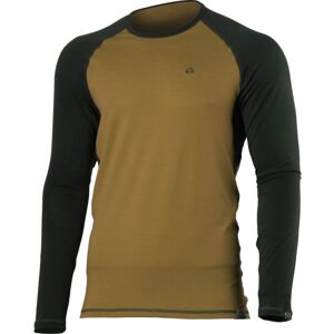 Lasting Vlněné merino triko MARIO 160g - pískověčerné Velikost: 3XL