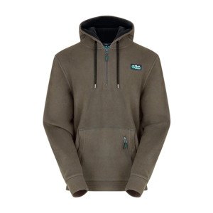 Mikina Ridgeline Ballistic Long Sleeved Fleece Hoodie - Smokey Olive Velikost: M