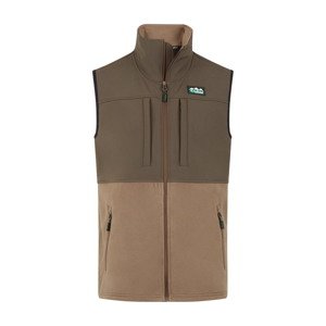 Vesta Ridgeline Men's Hybrid Fleece Vest - Light Bark Velikost: L