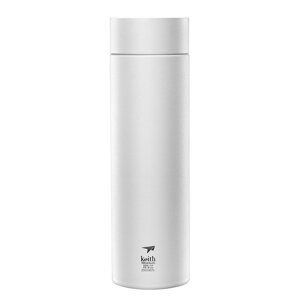 Titanová termoska Keith Titanium Vacuum Bottle WHITE 500 ml Ti3133 (227g)