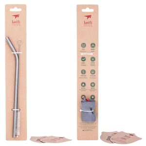 Titanová brčko KEITH Titanium Straw 210 mm Ti3701