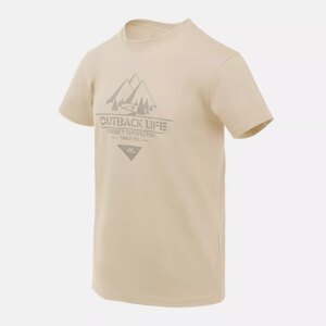 Helikon-Tex® Tričko Helikon T-Shirt (Outback Life) - Khaki Velikost: L