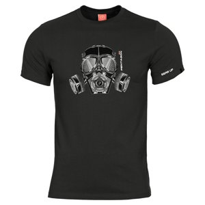 Tričko Pentagon AGERON GAS MASK černé XL
