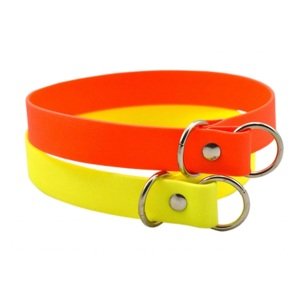 Stahovací obojek TETRAO Biothane oranžový 50 cm