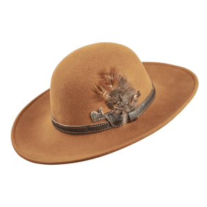 Dámský lovecký klobouk TETRAO - cognac 56