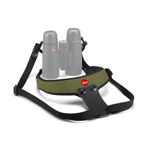 Neoprenový binokulární popruh na krk Leica Sport - olivově zelený