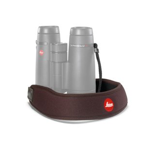 Neoprenový binokulární popruh na krk Leica - čokoládově hnědý