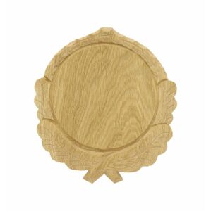 Vyřezávaná podložka pod trofej světla - divočák, 16 cm