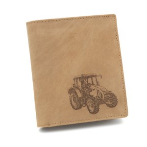Kožená dokladovka TETRAO traktor malá