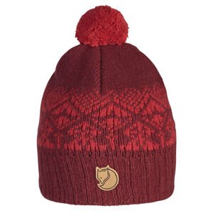 Dětská pletená čepice Fjällräven Kids Snowball Dark Garnet