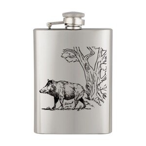 Placatka Albainox Barbaric 8 Oz. s motivem divočáka