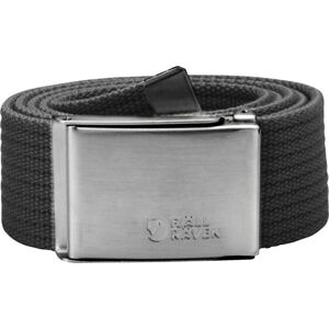 Opasek Fjällräven Canvas Belt – Dark Grey