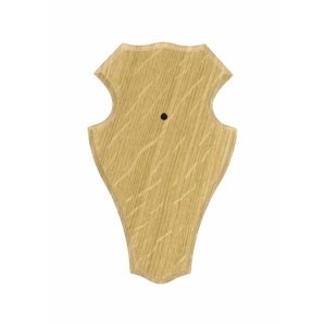 Dubová podložka pod trofej 19x12 cm - bledá