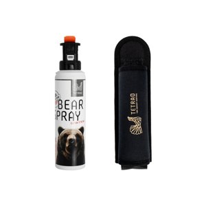 Balíček DUO TETRAO - Bear spray 200 ml + pouzdro (200 ml, 300 ml)