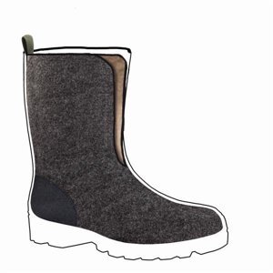 Vyjímatelná vložka do lovecké holínky TETRAO nízká 39/40