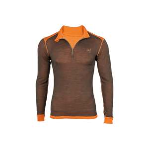 Pánské lovecké termoprádlo TETRAO Achillea Gen.II - polo triko s dlouhým rukávem a Merino vlnou 2XL