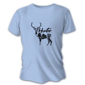 Pánské lovecké tričko TETRAO Hunter - modré XL