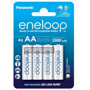 Alkalické baterie Eneloop AA 2000 mAh - 4 ks