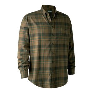 Pánská lovecká košile Deerhunter Kyle - Green Check 45/46