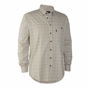 Pánská lovecká košile Deerhunter Henry - Green Check 39/40