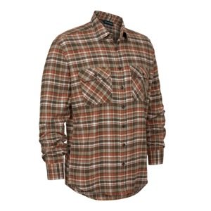 Pánská lovecká košile Deerhunter Andrew Orange Check 45/46