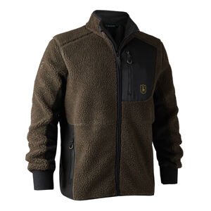 Pánská fleecová bunda Deerhunter Rogaland Fiber Pile hnědá 4XL