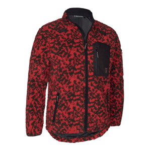Pánská bunda Deerhunter Camou Fiber Pile – Red Camou 2XL