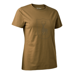 Dámské triko Deerhunter Lady Logo - Butternut 42
