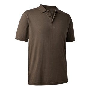 Pánská polokošile Deerhunter Christian - Brown Leaf 4XL