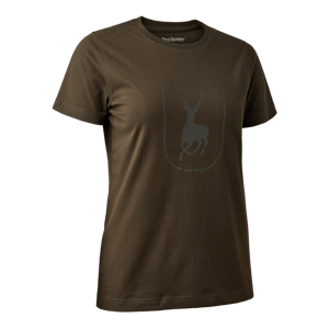 Dámské triko Deerhunter Lady Logo - Fallen Leaf 42