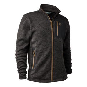 Pánská mikina Deerhunter Sarek Knitted - Dark Grey Melange M