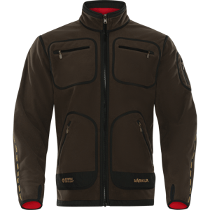 Pánská fleecová bunda Härkila Kamko Brown / Red 4XL