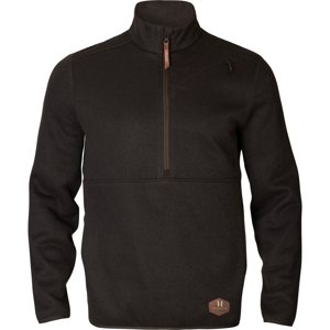 Pánský svetr Härkila Metso Half Zip Shadow Brown XL