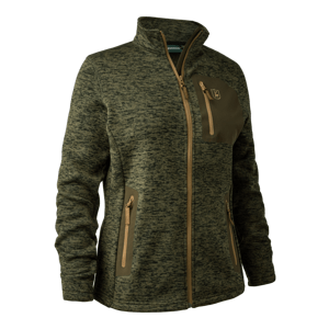 Dámská mikina Deerhunter Sarek Knitted - Olive Night Melange 36