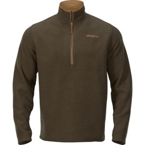 Pánský svetr Härkila Sandham Fleece Willow Green Melange 4XL