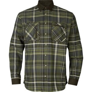 Pánská košile Härkila Pajala Olive Check 5XL
