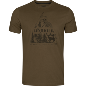 Pánské triko Härkila Nature S/S Willow Green XL
