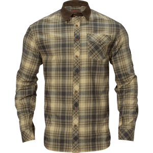 Pánská košile Härkila Driven Hunt Flannel Light Teak Check L