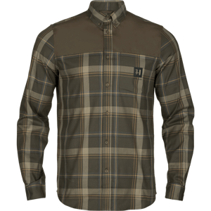 Pánská košile Härkila Anker L/S - Willow Green 4XL