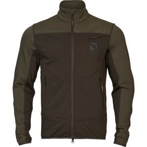 Pánská fleecová bunda Härkila Olaf Shadow Brown/Forest Night 2XL